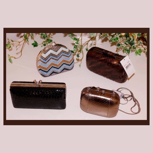 evening purses small brown, black bronze - Picture 3 of 3